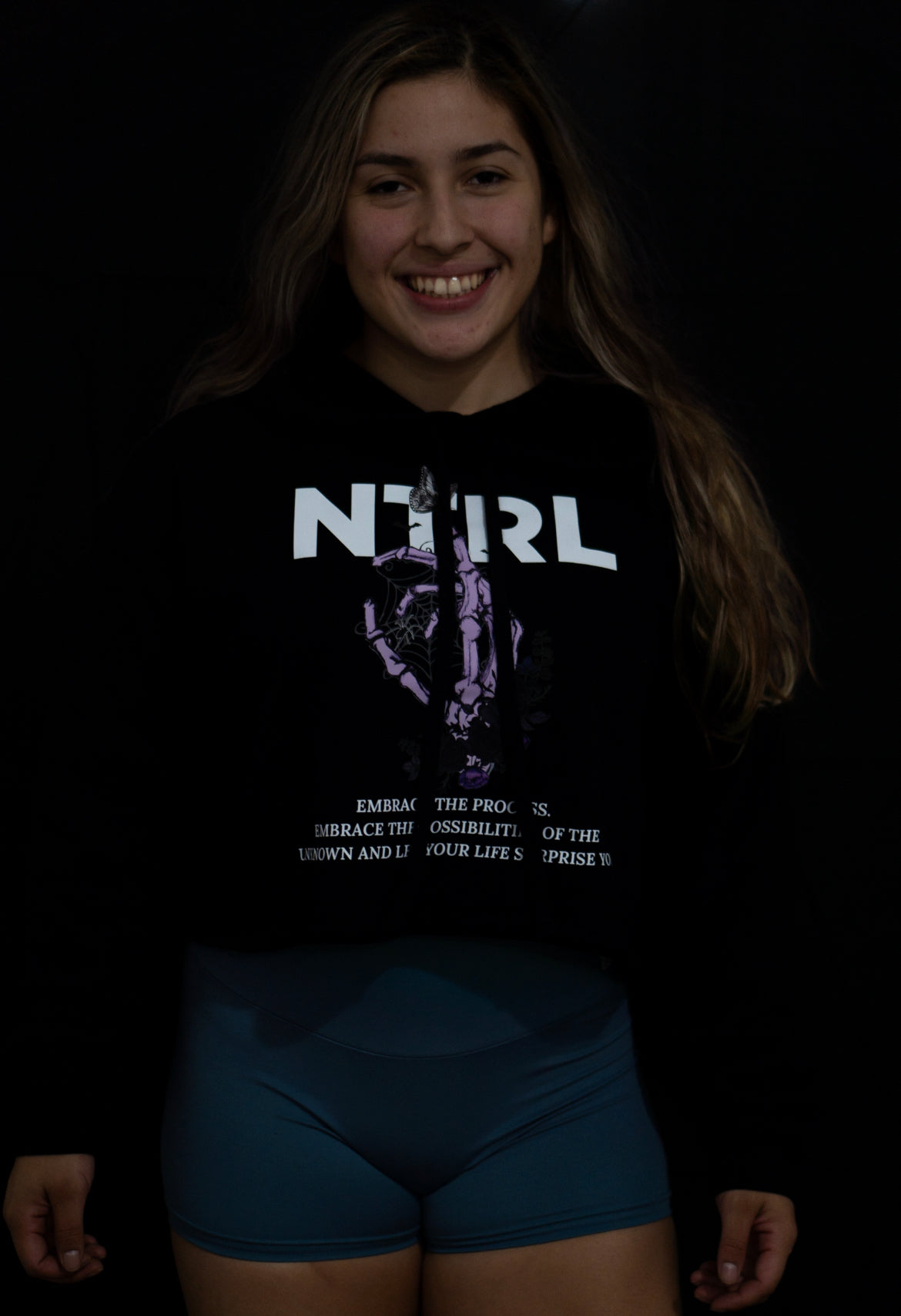 Embrace the Process- Cropped Hoodie