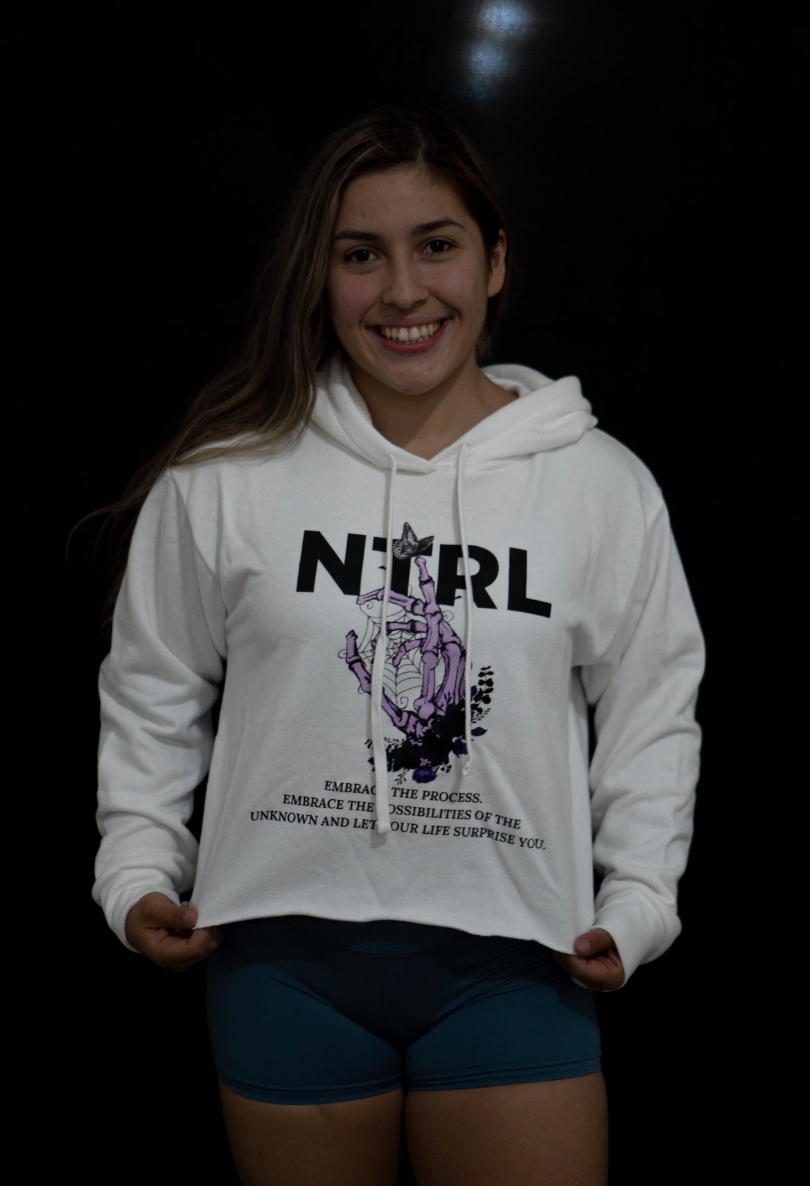 Embrace the Process- Cropped Hoodie