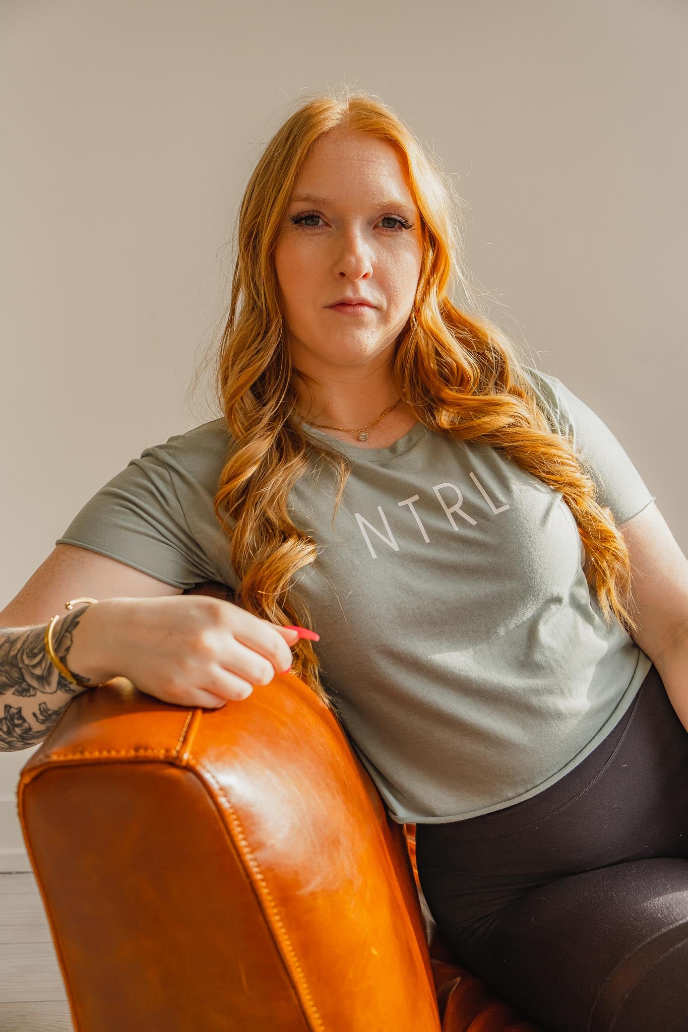 Just Peachy- Cropped Tee