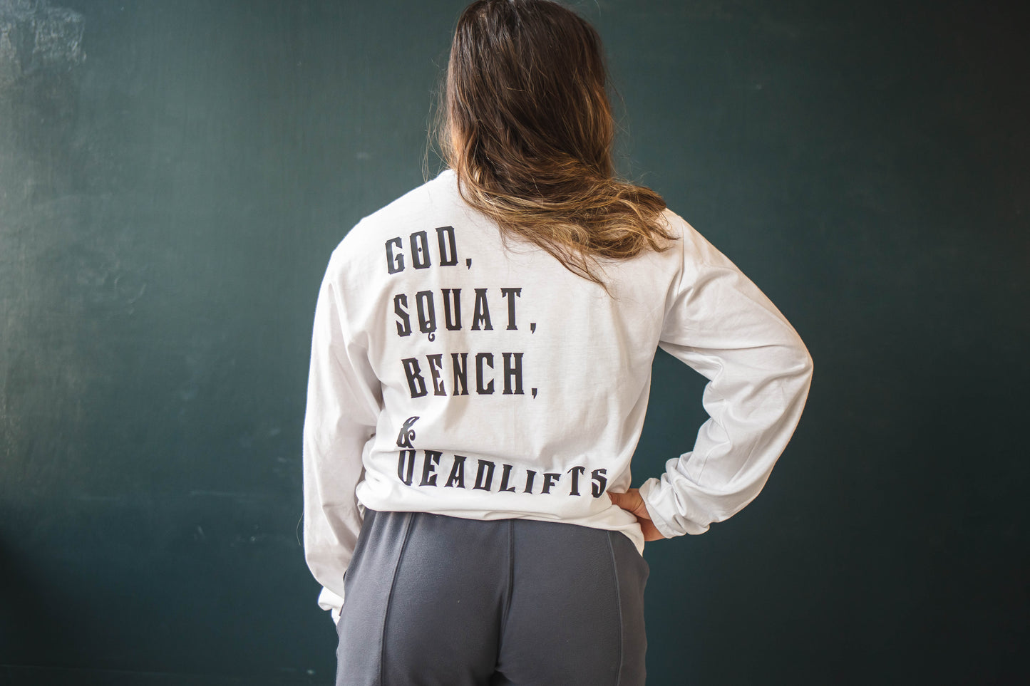 GSBD- God, Squat, Bench, Deadlift Long Sleeve
