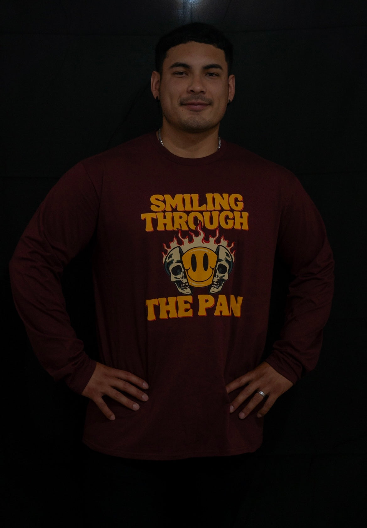 Smiling Through the Pain- Long Sleeve