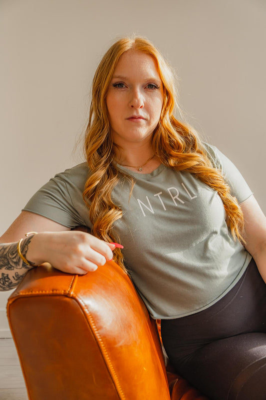 Just Peachy- Cropped Tee